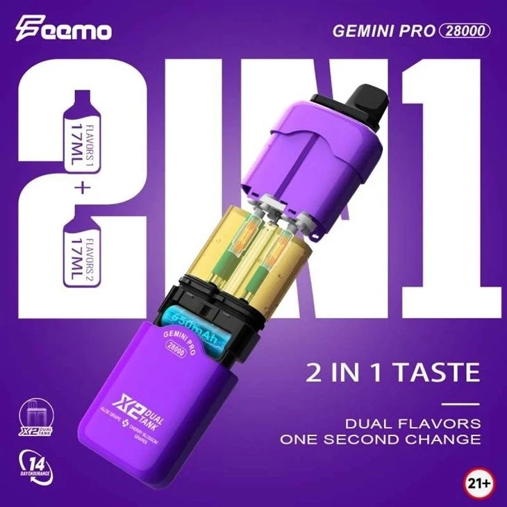 Feemo GEMINI PRO 28000 Puffs Vape factory